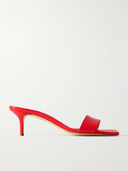  Aeyde Aeyde - Ilvy Leather Mules - Red 