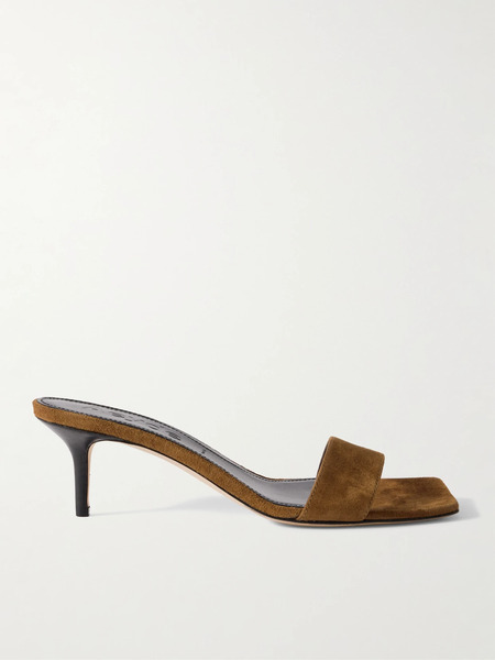  Aeyde Aeyde - Ilvy Suede Mules - Tan 