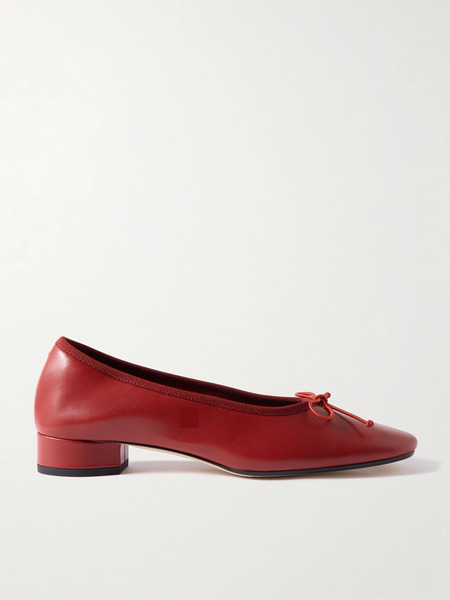  Aeyde Aeyde - Onda Bow-detailed Leather Pumps - Red 
