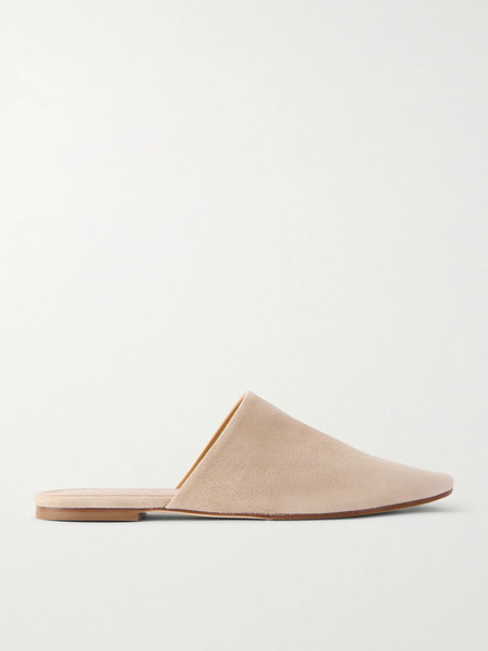  Aeyde Aeyde - Rega Suede Slides - Neutral 