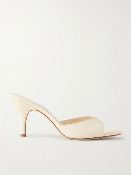  Aeyde Aeyde - Samia Leather Mules - Cream 