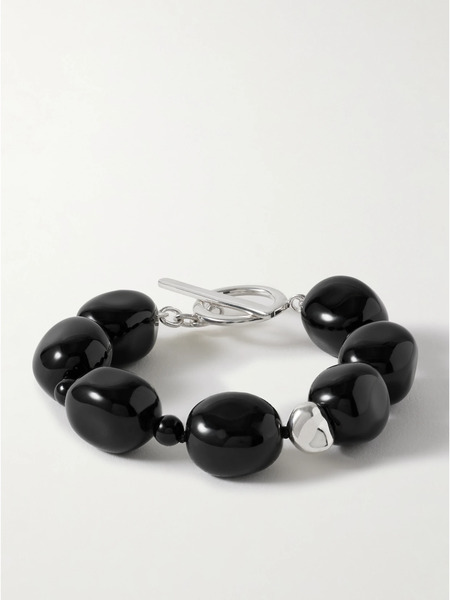  Agmes Agmes - Dara Sterling Silver Onyx Bracelet - Black 