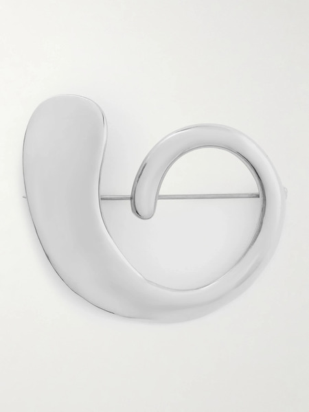  Agmes Agmes - Marta Recycled Sterling Silver Brooch - One Size 