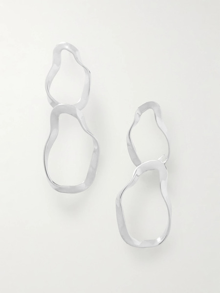  Agmes Agmes - Viviane Small Recycled Sterling Silver Earrings - One Size 