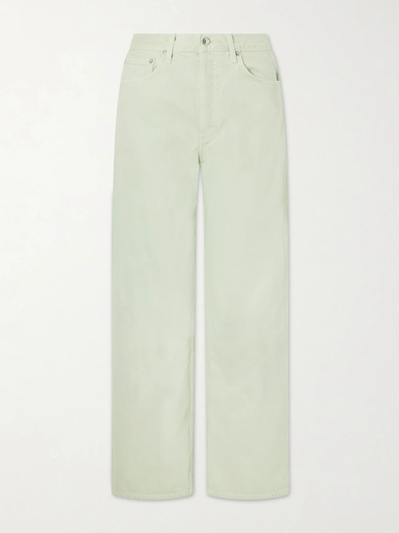  Agolde Agolde - Arc Mid-rise Wide-leg Jeans - Mint 