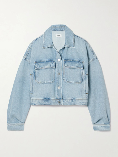  Agolde Agolde - Luka Cropped Organic Denim Jacket - Light Denim 
