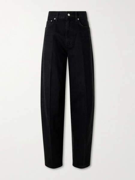  Agolde Agolde - 80's High-rise Straight-leg Jeans - Black 