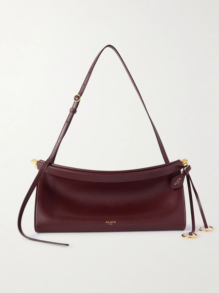  Alaïa Alaïa - Click E/w Medium Leather Shoulder Bag - Burgundy 