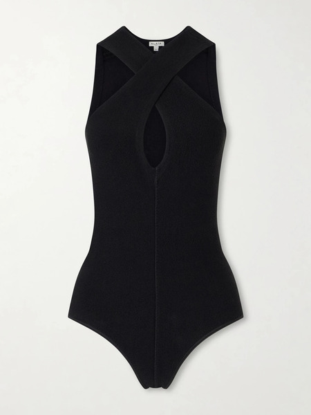 Alaïa Alaïa - Cross Body Compact Bodysuit - Black 