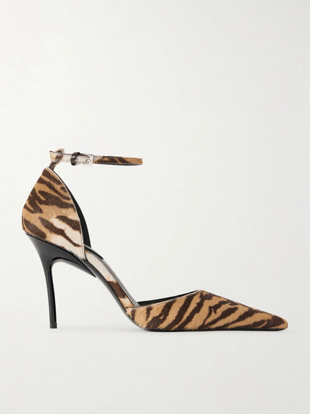  Alaïa Alaïa - D'orsay 110 Tiger-print Calf Hair Pumps - Brown 