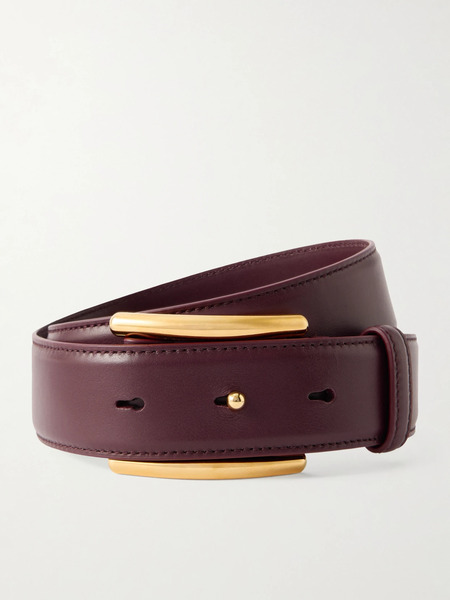  Alaïa Alaïa - Embellished Leather Belt - Burgundy 