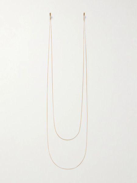  Alaïa Alaïa - Layered Gold-tone Earrings - One Size 