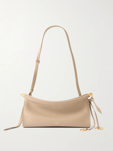  Alaïa Alaïa - Le Click E/w Small Leather Shoulder Bag - Mushroom 