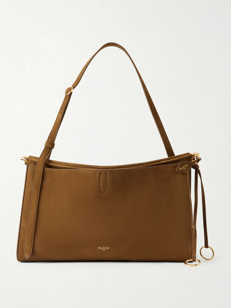  Alaïa Alaïa - Le Click Nubuck Leather Shoulder Bag - Dark Green 