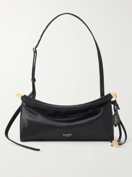  Alaïa Alaïa - Le Click Small Satin Shoulder Bag - Black 