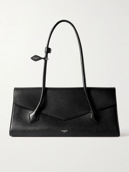  Alaïa Alaïa - Le Teckel Flap Textured-leather Shoulder Bag - Black 