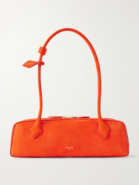  Alaïa Alaïa - Le Teckel Medium Nubuck Shoulder Bag - Orange 