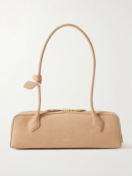  Alaïa Alaïa - Le Teckel Medium Nubuck Shoulder Bag - Sand 