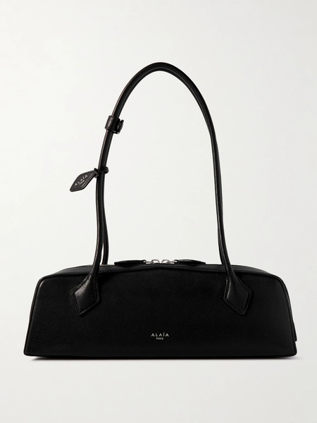  Alaïa Alaïa - Le Teckel Textured-leather Shoulder Bag - Black 
