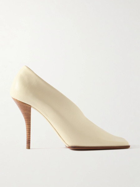  Alaïa Alaïa - 90 Leather Pumps - Ecru 