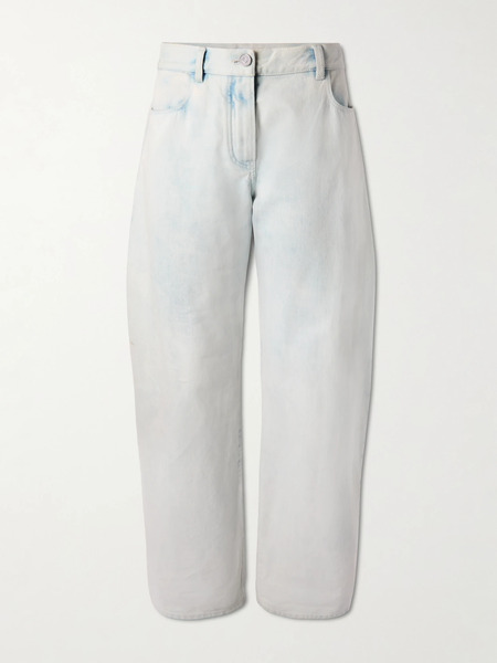  Alaïa Alaïa - Low-rise Barrel-leg Jeans - Light Denim 