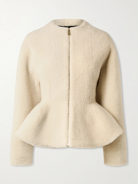  Alaïa Alaïa - Shearling Jacket - Neutral 