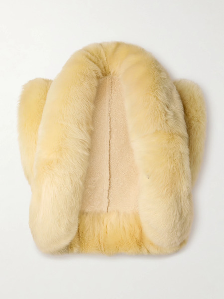  Alaïa Alaïa - Shearling Vest - Cream 