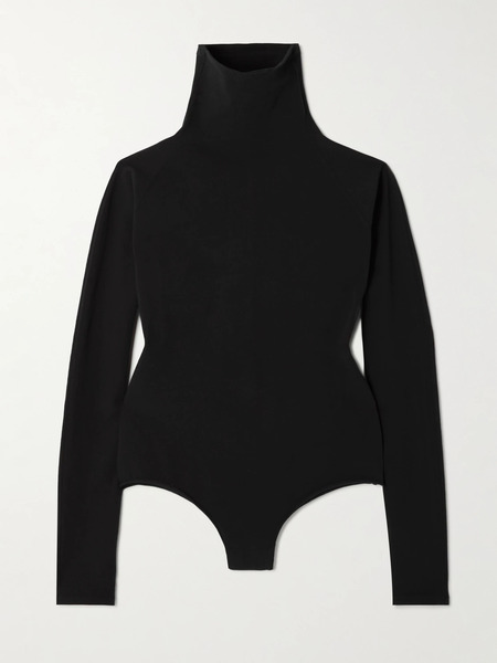  Alaïa Alaïa - Stretch-jersey Turtleneck Bodysuit - Black 