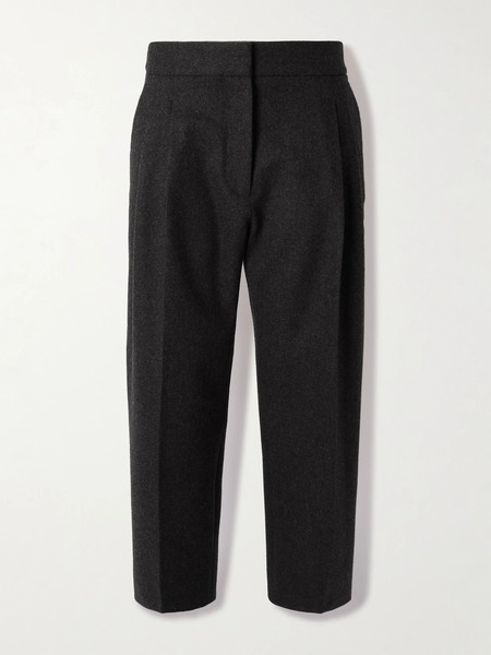  Alaïa Alaïa - Wool Straight-leg Pants - Dark Gray 