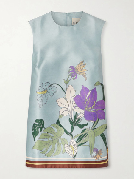  Alémais Alémais - Alfie Floral-print Recycled Taffeta Top - Blue 