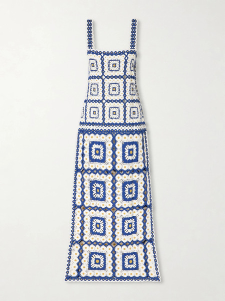  Alémais Alémais - Dolly Crochet Cotton Dress - Cream 