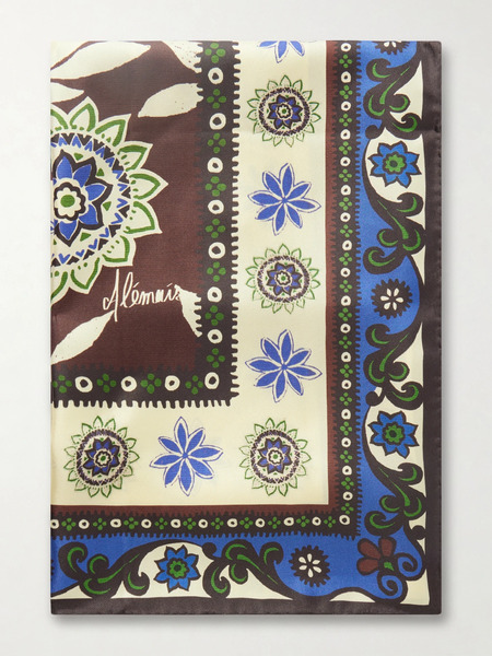  Alémais Alémais - Jasper Printed Silk-twill Scarf - Multi 