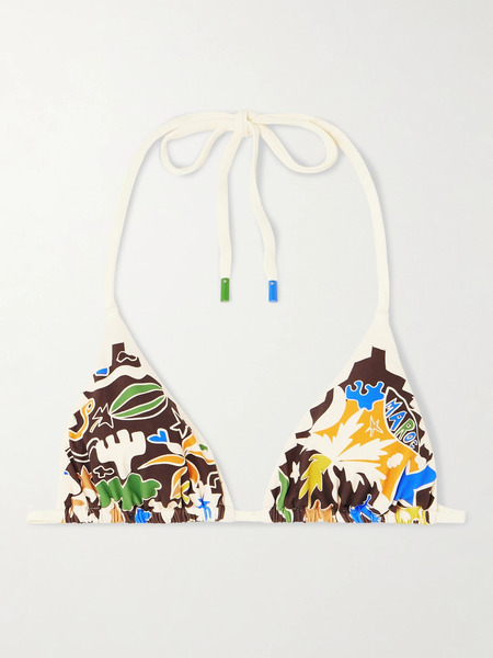  Alémais Alémais - Maroc Printed Triangle Bikini Top - Multi 