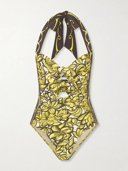  Alémais Alémais - Mona Printed Swimsuit - Yellow 