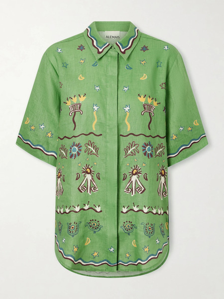  Alémais Alémais - Sun Dancer Printed Linen Shirt - Multi 