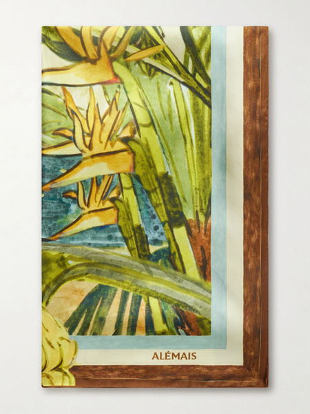  Alémais Alémais - Toucan Tango Printed Silk-twill Scarf - Multi 