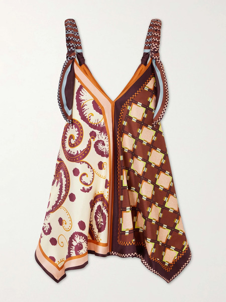  Alémais Alémais - Wilson Printed Silk-twill Top - Multi 