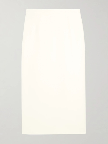  Alessandra Rich Alessandra Rich - Wool Midi Skirt - White 