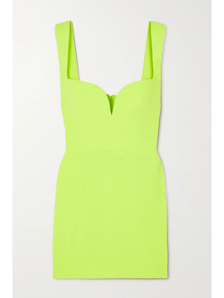  Alex Perry Alex Perry - Auden Crepe Mini Dress - Yellow 