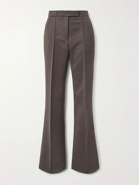  Alex Perry Alex Perry - Twill Flared Pants - Dark Brown 