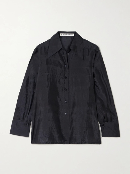  Alix Of Bohemia Alix Of Bohemia - Dana Silk Shirt - Black 