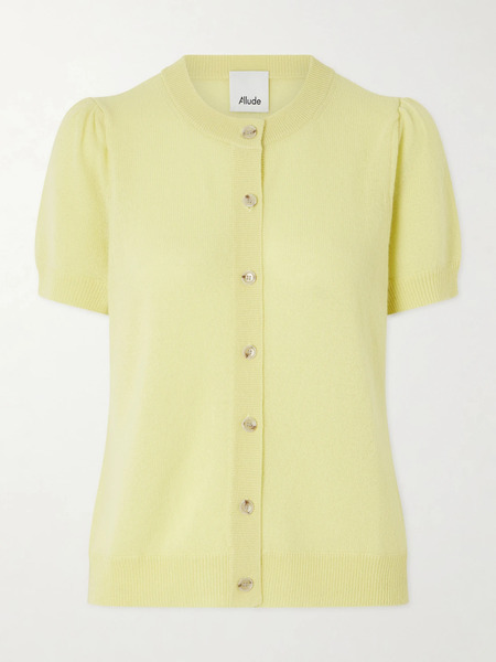  Allude Allude - Cashmere Cardigan - Yellow 