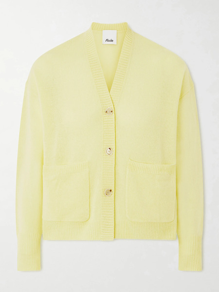  Allude Allude - Cashmere Cardigan - Yellow 
