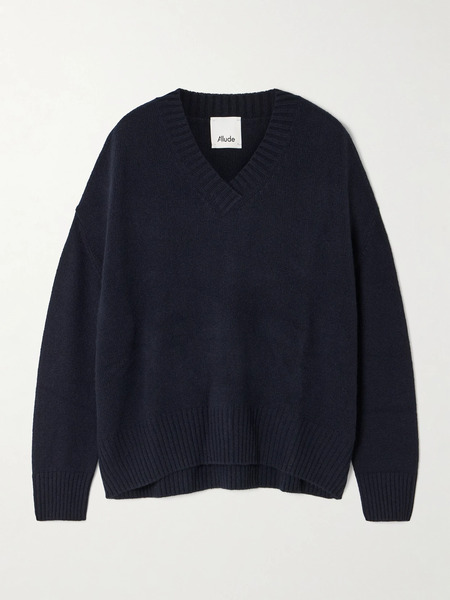  Allude Allude - Cashmere Sweater - Navy 