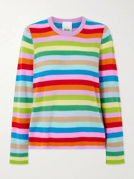  Allude Allude - Striped Cashmere Sweater - Multi 