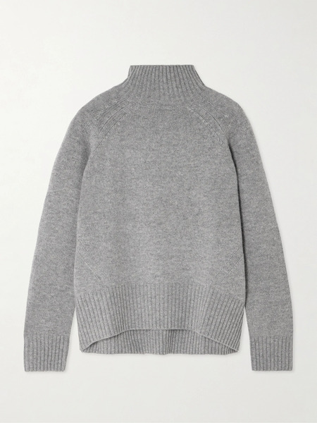 Allude Allude - Wool And Cashmere-blend Sweater - Gray 