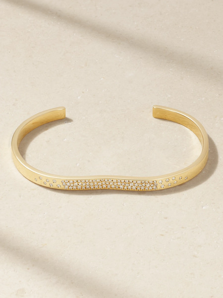  Almasika Almasika - Berceau 18-karat Gold Diamond Cuff - One Size 