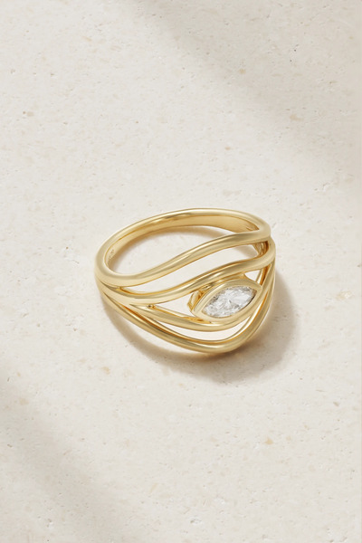  Almasika Almasika - Terra Nova 18-karat Gold Diamond Ring - 7 