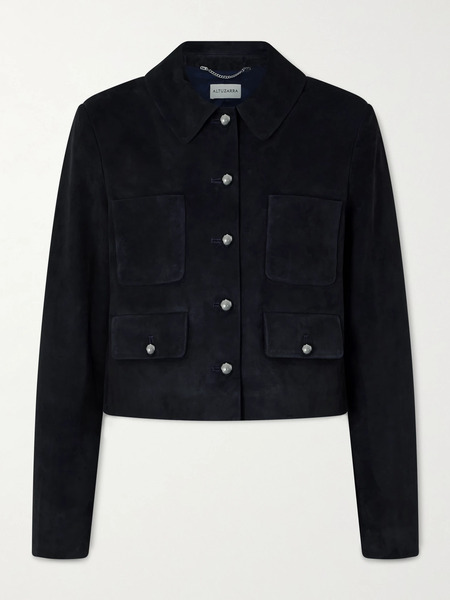  Altuzarra Altuzarra - Astley Suede Jacket - Navy 