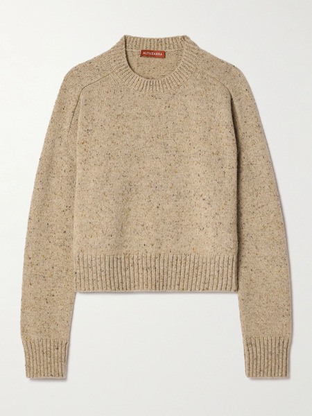  Altuzarra Altuzarra - Leona Merino Wool-blend Sweater - Beige 